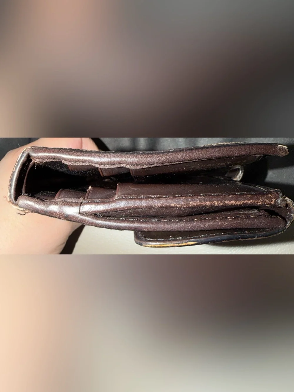 Burberry Plaid Leather Wallet